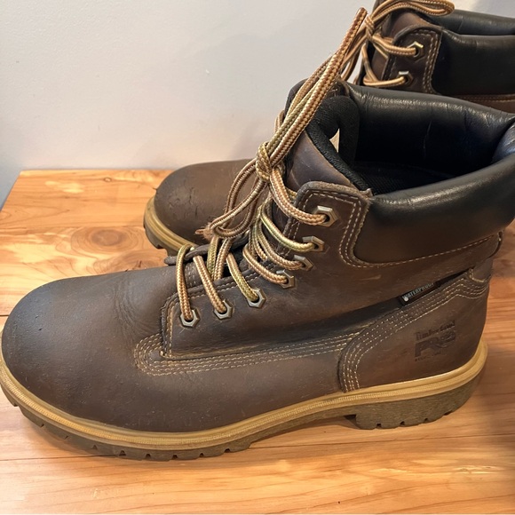 Timberland PRO Women's Direct Attach 6 Inch Steel Toe Waterproof Work Boots - Picture 2 of 13